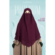 Glam Touch Meher 3 Layer Ready Hijab | image