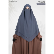 Glam Touch Meher 3 Layer Ready Hijab | Multicolour image