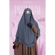 Glam Touch Meher 3 Layer Ready Hijab | image