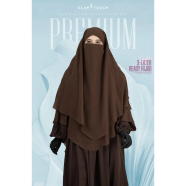 Glam Touch Meher 3 Layer Ready Hijab | image