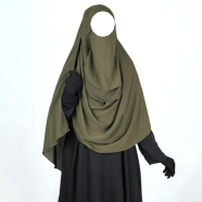 Glam Touch Ummi Instant Ready Hijab And Niqab Set image
