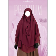 Glam Touch Wafa Double Layer Ready Hijab And Niqab | image