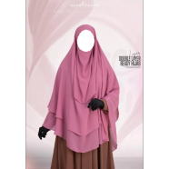 Glam Touch Wafa Double Layer Ready Hijab And Niqab | image