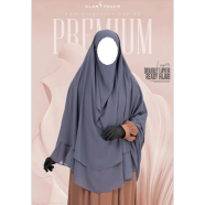 Glam Touch Wafa Double Layer Ready Hijab And Niqab | image