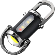 Glimmer 4-Mode USB Rechargeable Keychain Flashlight – 300LM Emergency image