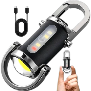 Glimmer 7 Mode USB Keychain Flashlight 300LM Rechargeable Emergency And Outdoor Light image