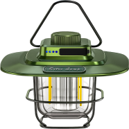 Glimmer Retro LED Camping Lantern – 300LM, Rechargeable, Waterproof (Rice White) image