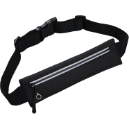 Glimmer Sports Waist Bag – Adjustable Running Pouch, Slim Fanny Pack, Waterproof, 20x5cm image