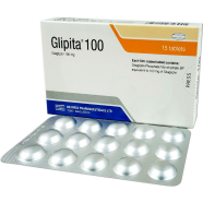Glipita 100 mg Tablet 15's Pack image