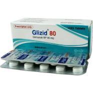 Glizid 80 mg Tablet 10's Strip image