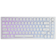 Glorious GMMK Pro 75 Percent Barebone ANSI USA White Ice image