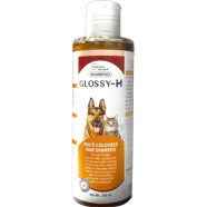 Glossy-H Multi Coloured Hair Shampoo For Cats and Dogs 200ml | Pet Shampoo | Glossy-H Pet Shampoo image