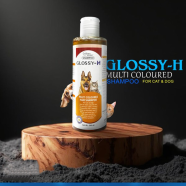 Glossy-H Multi Coloured Hair Shampoo For Cats and Dogs 200ml | Pet Shampoo | Glossy-H Pet Shampoo image
