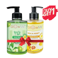 Glow Me Hand Wash Milk And Honey 270ml Buy 1 Get 1 Glow Me Hand Wash Green Tea And Apple 270ml Free image