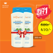 Glowme Anti Dandruff Ketoconazole Shampoo 200ml Buy 1 Get 1 Glowme Anti Dandruff Ketoconazole Shampoo 200ml image