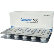 Glucomin 500 mg Tablet 10's Strip image
