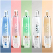 Glue Tape Roller 360 Degree Rotating 5m*6mm Double-Sided Clickable Replaceable Core Adhesive Dot Point Tape, Retractable Scrapbooking Glue Roller Runner icon