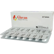 Gluvan 50 mg Tablet 14's Strip image