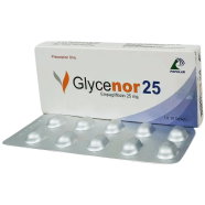 Glycenor 25 Mg Tablet 10's Strip image