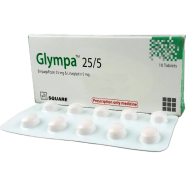 Glympa 25 Mg, 5 Mg Tablet 10'S Pack image