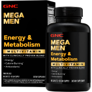 Gnc Mega Men Energy And Metabolism Multivitamins 180 Tablets image