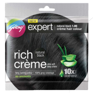 Godrej Expert Rich Creme Hair Colour Natural Black 20G image