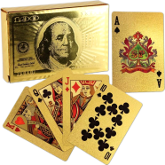 Gold Diamond Playing Cards - Durable and Waterproof image