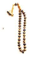 Golden Coating Crystal Stone Tasbih (তসবিহ) 33 Dana - Navy Blue Color