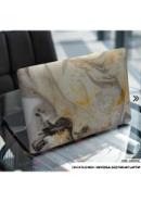DDecorator Golden Marble Texture Laptop Sticker - (LSKN1036)