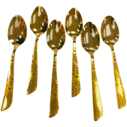 Lianyu Golden Tea Spoon Set 6 Pcs image