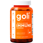 Goli Nutrition Triple Action Immune Gummies Vitamin C And D And Zinc 60 Gummies image