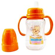 Good Luck Feeding Bottle with Water Nipple 120ML Orange image
