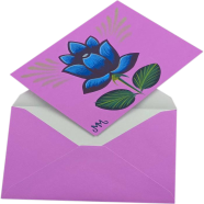 Greeting Card (Single) Rikshaw painted icon