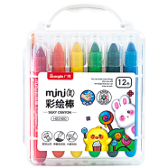Guangbo H02400 12 Colors Silky Crayon image