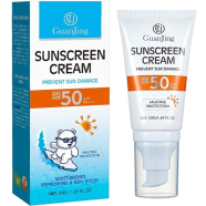 Guanjing Brighten Dull Skin Sunscreen Cream Spf50 Nicotinamide Ceramide Refreshing Non-sticky Oil Control-50gm image
