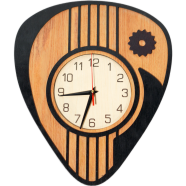 Guitar Pick Shape Wall Clock image