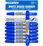 Gxin G 213b Classic White Board Marker Pen 12 Pcs Combo Pack image