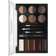 HANDAIYAN-12 Eyebrow Cream Pressed Powder with Brushes eyebrow Pencil Cards Set Palette Makeup Cosmetics image