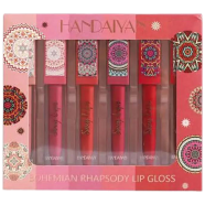 HANDAIYAN- 6 Color Bohemian Style Velvet Soft Mist Waterproof and Oil-Proof Liquid Lip Gloss for Female image