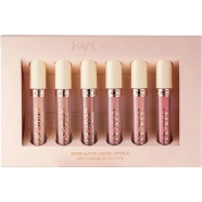 HANDAIYAN Rose Matte Liquid Lipstick Set 6 Pcs image
