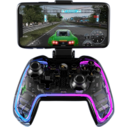 HAVIT G158BT pro Transparent Rgb Bluetooth Vibration Game Pad image