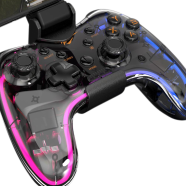 HAVIT G180BT Transparent Rgb Bluetooth Vibration Game Pad image