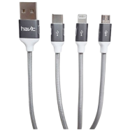 Havit H622 1.2M 3-In-1 Micro (Android), Lightning (iPhone) image