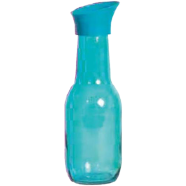 HEREVIN 1 ltr Decorated Water Bottle Blue- 111656-000 image