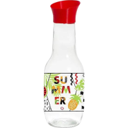HEREVIN 1 ltr Decorated Water Bottle Red image