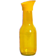 HEREVIN 1 ltr Decorated Water Bottle Yellow - 111656-000 image