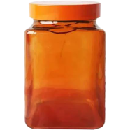 HEREVIN Colored Square Canister 1.5 Ltr Orange - 147019-000 image