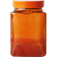 HEREVIN Colored Square Canister 1 Ltr Orange - 147018-000 image