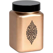 HEREVIN Container Square Golden Color 1.5 Litre image