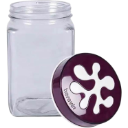 HEREVIN Container Square Purple Color 1.5 Ltr image